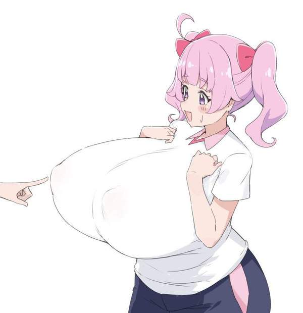 【16連射の日】おっぱい突っつかれてる女子達の二次エロ画像【32枚目】