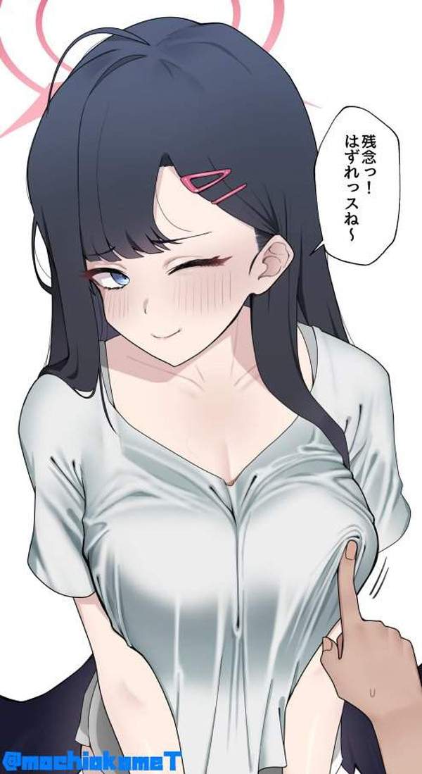 【16連射の日】おっぱい突っつかれてる女子達の二次エロ画像【36枚目】