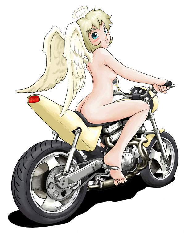 【バイクの日】裸でバイクに乗る女子達の二次エロ画像【7枚目】