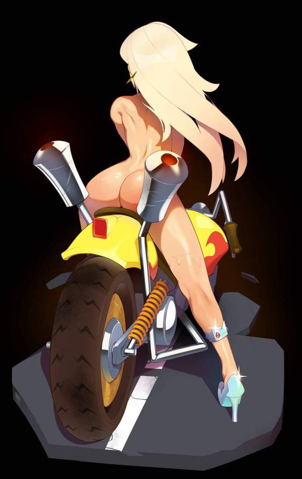 【バイクの日】裸でバイクに乗る女子達の二次エロ画像【21枚目】