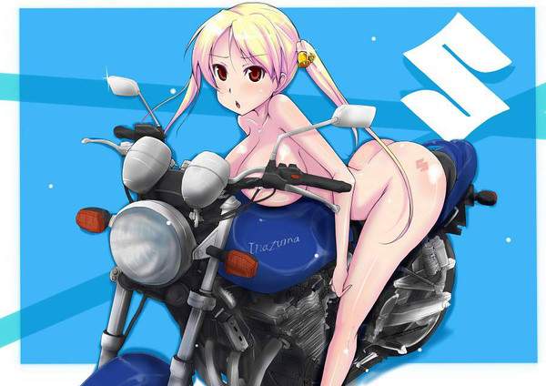 【バイクの日】裸でバイクに乗る女子達の二次エロ画像【30枚目】