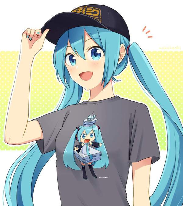 【キャラディネートの日】キャラT着てる女子達の二次エロ画像【6枚目】