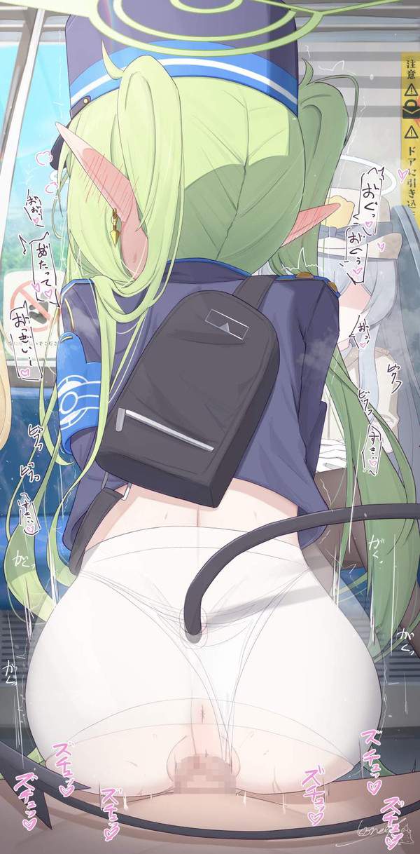 【都内だと普通(大嘘)】電車内セックスしてる二次エロ画像【17枚目】