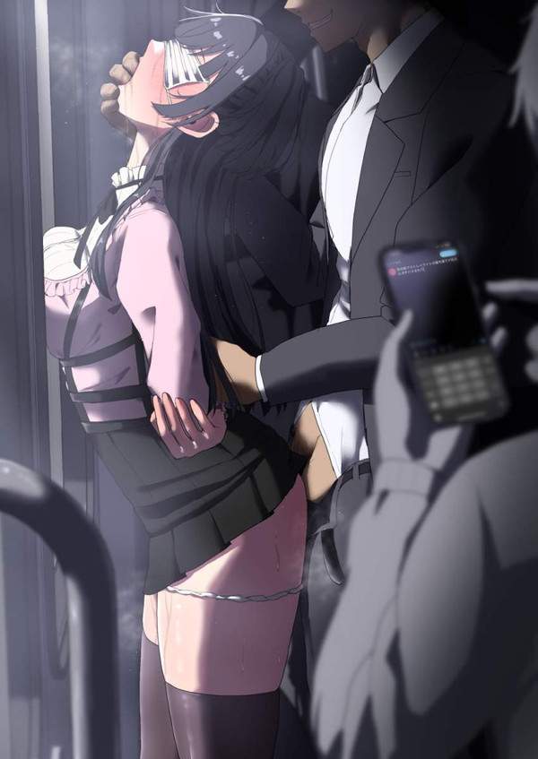 【都内だと普通(大嘘)】電車内セックスしてる二次エロ画像【24枚目】