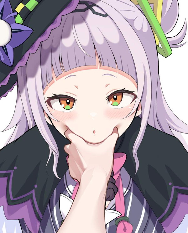 【くいの日】顎クイされてる女子達の二次エロ画像【18枚目】