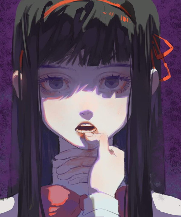 【くいの日】顎クイされてる女子達の二次エロ画像【19枚目】