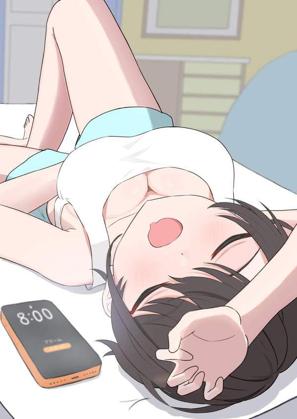 【ベッドの日】ベッドで寝てる女子達の二次エロ画像【6枚目】