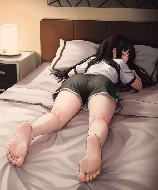 【ベッドの日】ベッドで寝てる女子達の二次エロ画像【16枚目】
