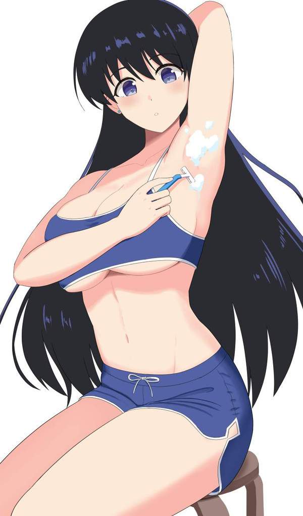 【よくばり脱毛の日】ワキ毛剃ってる女子達の二次エロ画像【21枚目】