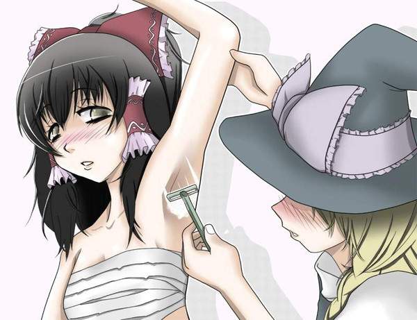 【よくばり脱毛の日】ワキ毛剃ってる女子達の二次エロ画像【23枚目】