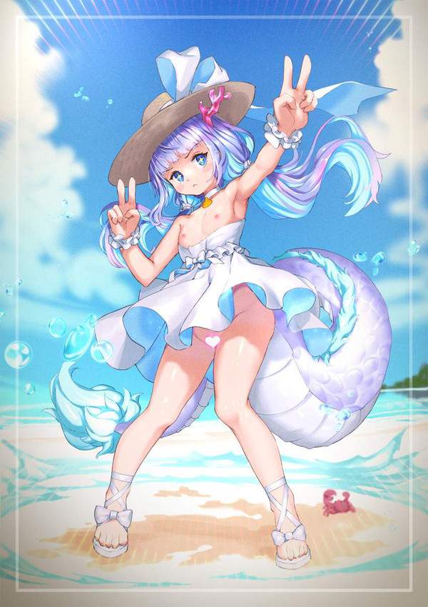 【夏だから】カニとおめこの二次エロ画像【8枚目】
