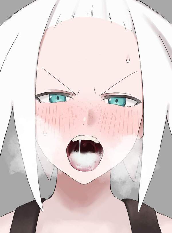 【苦汁（にがり）の日】大量のザーメンを口いっぱいに射精されてる女子達の二次エロ画像【22枚目】