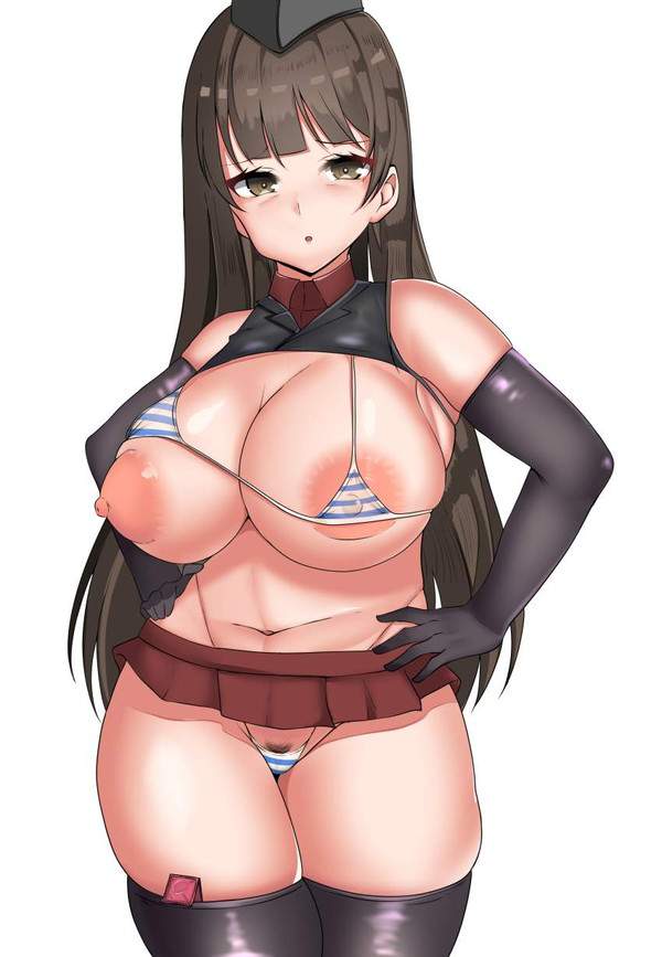 【つよい】マン毛の処理をせずマイクロビキニ着用する女子達の二次エロ画像【3枚目】