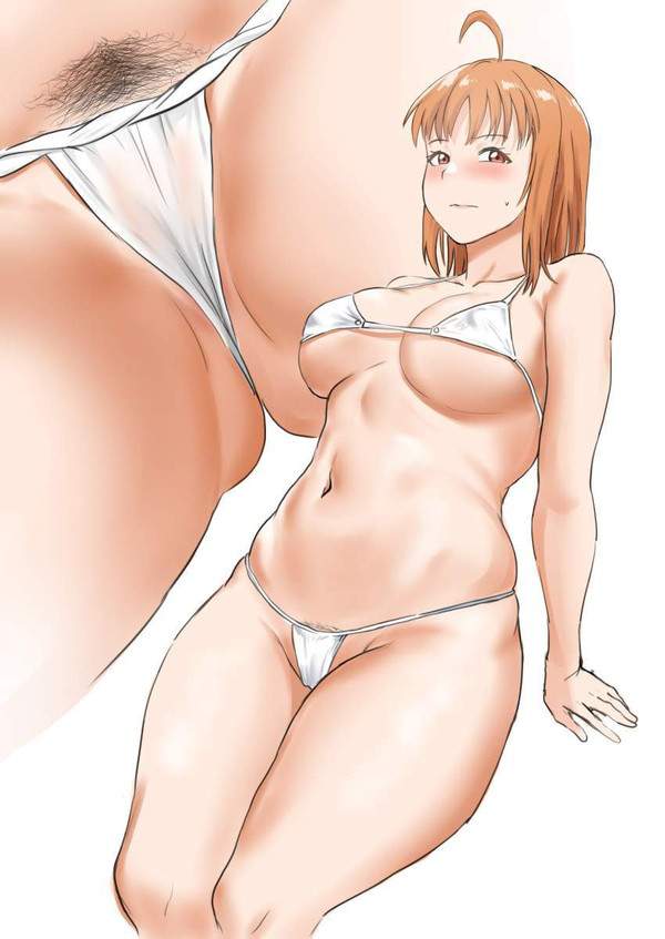 【つよい】マン毛の処理をせずマイクロビキニ着用する女子達の二次エロ画像【35枚目】