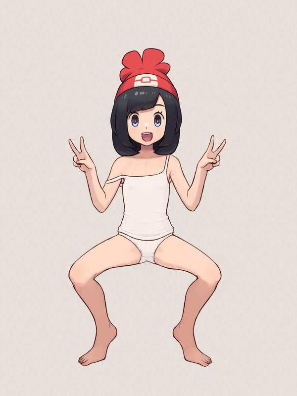 【夏が過ぎ】大股開き×白いおパンツの二次エロ画像【風あざみ】【22枚目】