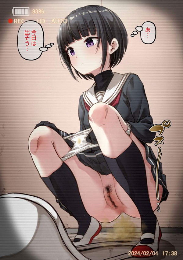 【ブリスの日】擬音付き限定!オナラしてる女子達の二次エロ画像【34枚目】
