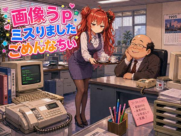 【昭和のOLあるある】唐突におっぱい揉まれる女子達の二次エロ画像【セクハラ】【謝罪イラスト】