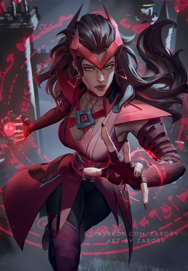 【Marvel Rivals】スカーレット・ウィッチ(Scarlet Witch)のエロ画像【16枚目】