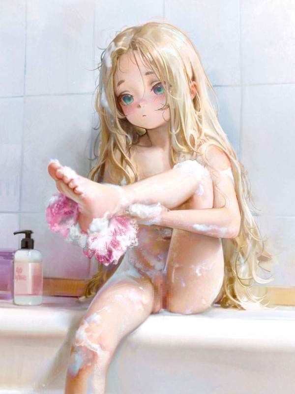 身体を洗う女子達の二次エロ画像【38枚目】