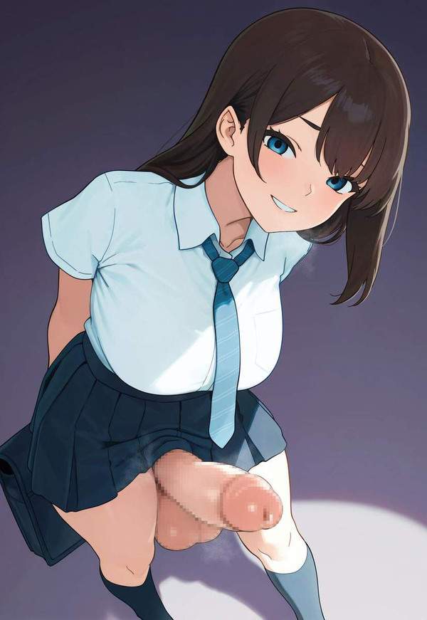 【日常編】ふたなりJKの二次エロ画像【24枚目】