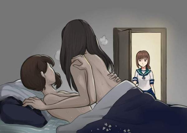 【実家あるある】セックスしてたら誰か来た二次エロ画像【32枚目】