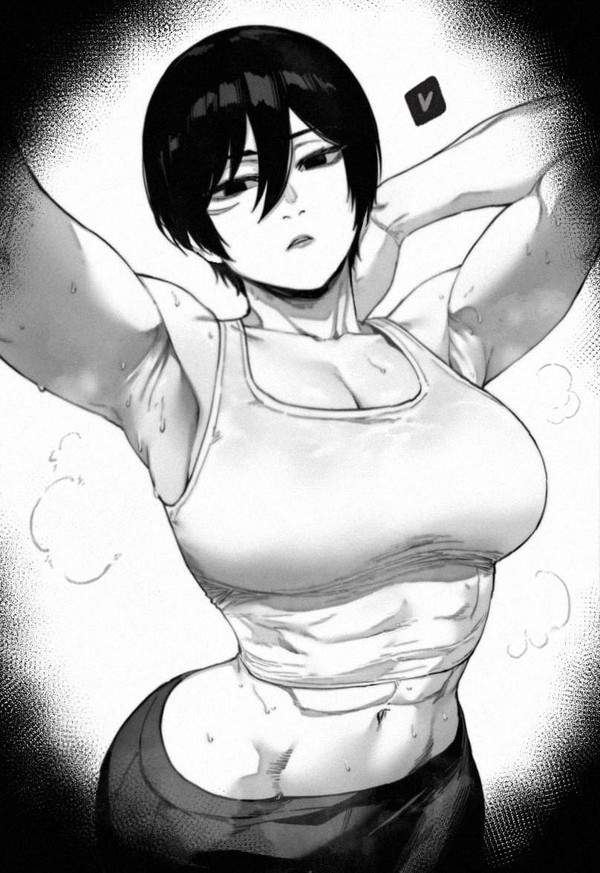 【ドーピング0の日】筋肉ムキムキなギャビ・ガルシア系女子達の二次エロ画像【5枚目】