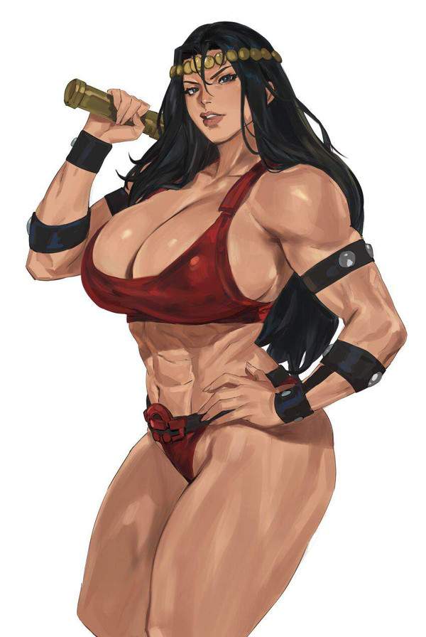 【ドーピング0の日】筋肉ムキムキなギャビ・ガルシア系女子達の二次エロ画像【35枚目】