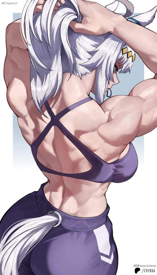 【ドーピング0の日】筋肉ムキムキなギャビ・ガルシア系女子達の二次エロ画像【38枚目】