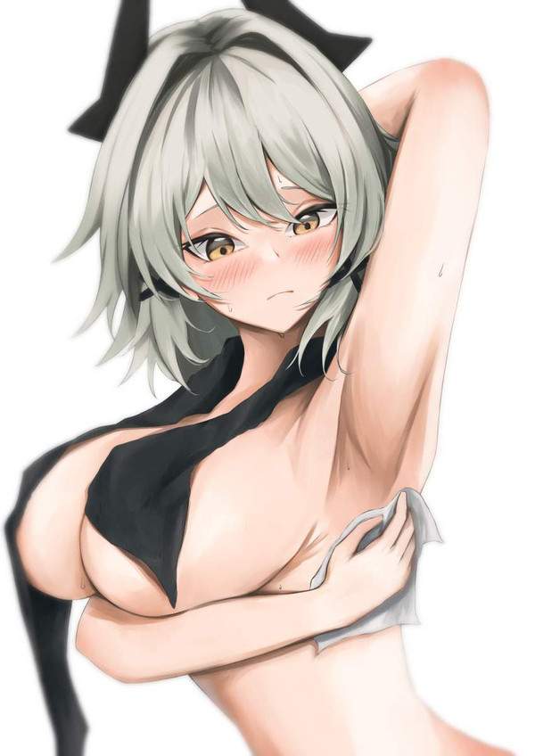 【マニアに高値で売れそう】腋汗をタオルで拭いてる女子達の二次エロ画像【14枚目】