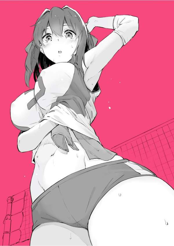 【マニアに高値で売れそう】腋汗をタオルで拭いてる女子達の二次エロ画像【16枚目】