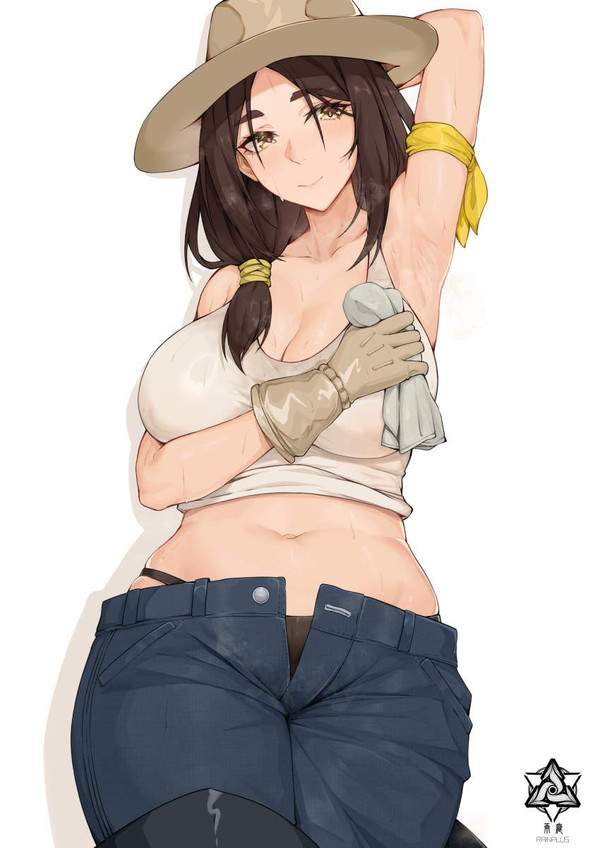 【マニアに高値で売れそう】腋汗をタオルで拭いてる女子達の二次エロ画像【37枚目】