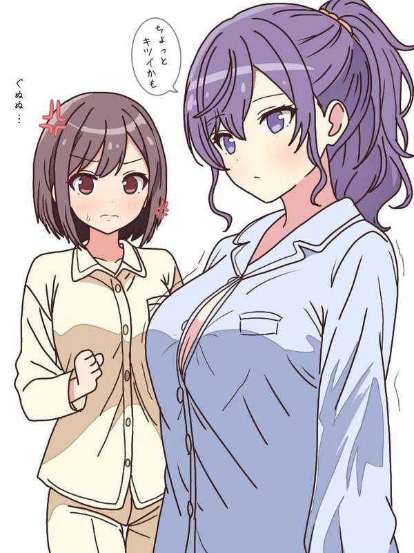 【ウィンクの日】無表情で立っている２人の女子の二次エロ画像【17枚目】