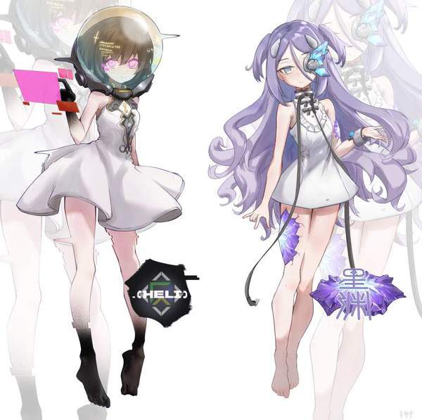 【ウィンクの日】無表情で立っている２人の女子の二次エロ画像【19枚目】