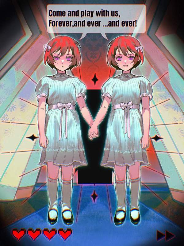 【ウィンクの日】無表情で立っている２人の女子の二次エロ画像【21枚目】