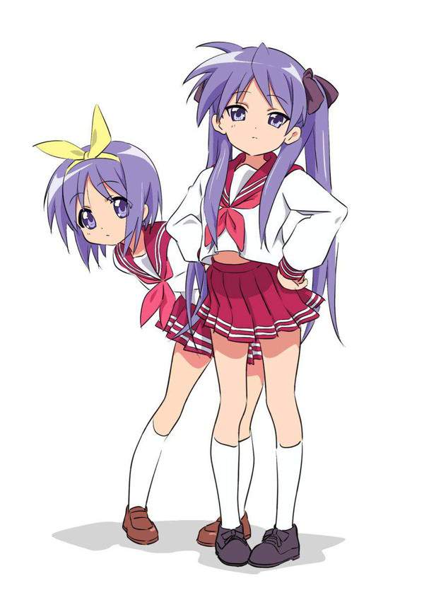【ウィンクの日】無表情で立っている２人の女子の二次エロ画像【35枚目】