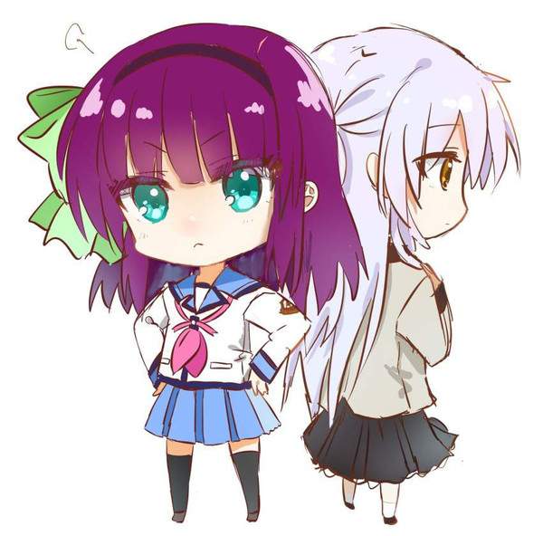 【ウィンクの日】無表情で立っている２人の女子の二次エロ画像【39枚目】