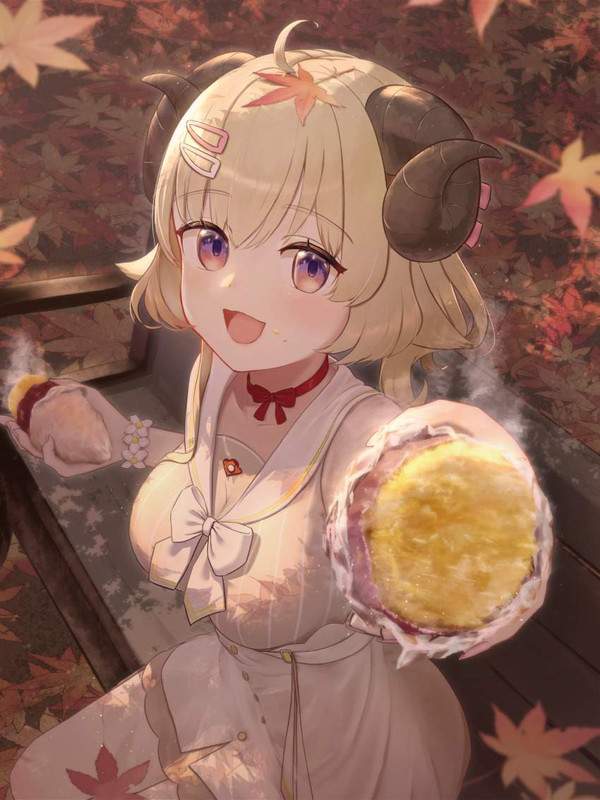 【サツマイモの日】サツマイモ食べてる女子達の二次エロ画像【2枚目】