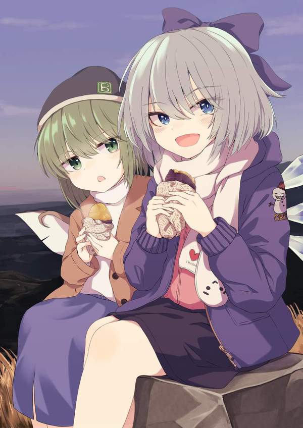 【サツマイモの日】サツマイモ食べてる女子達の二次エロ画像【13枚目】