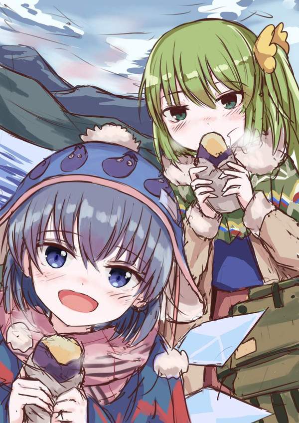 【サツマイモの日】サツマイモ食べてる女子達の二次エロ画像【14枚目】
