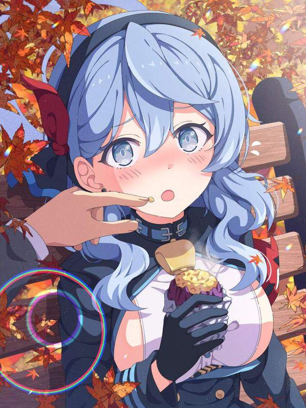 【サツマイモの日】サツマイモ食べてる女子達の二次エロ画像【30枚目】