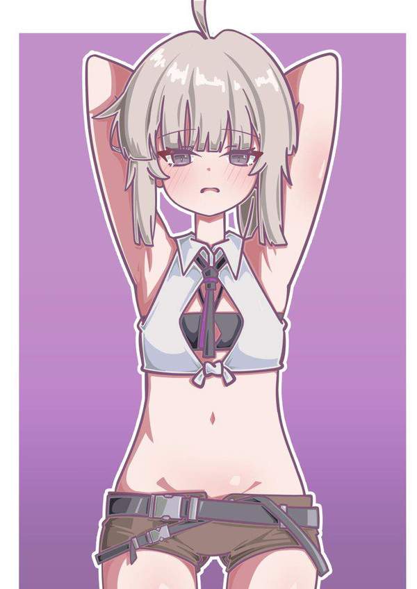 【一生ネットの宝物】両腕を頭の後ろに回して両ワキ見せてくれる女子達の二次エロ画像【32枚目】