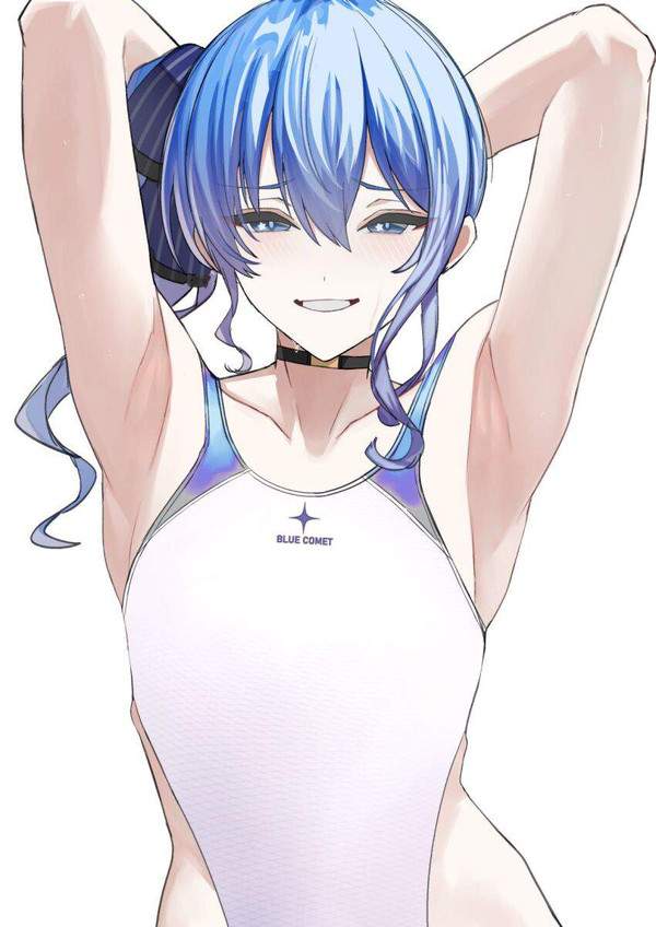 【一生ネットの宝物】両腕を頭の後ろに回して両ワキ見せてくれる女子達の二次エロ画像【33枚目】