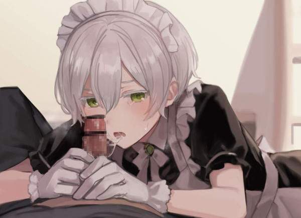 【ハンドメイドの日】メイドさんに手コキでヌいて貰ってる二次エロ画像【6枚目】