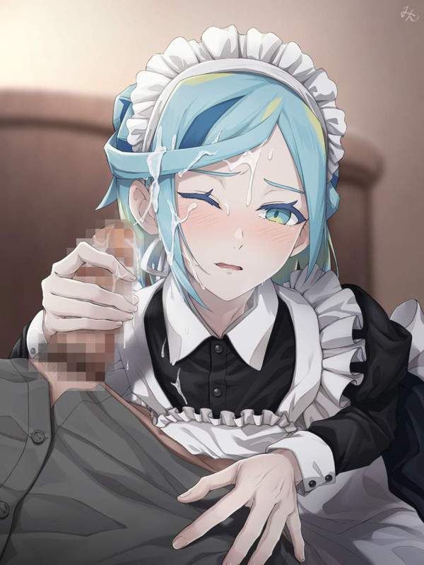 【ハンドメイドの日】メイドさんに手コキでヌいて貰ってる二次エロ画像【28枚目】