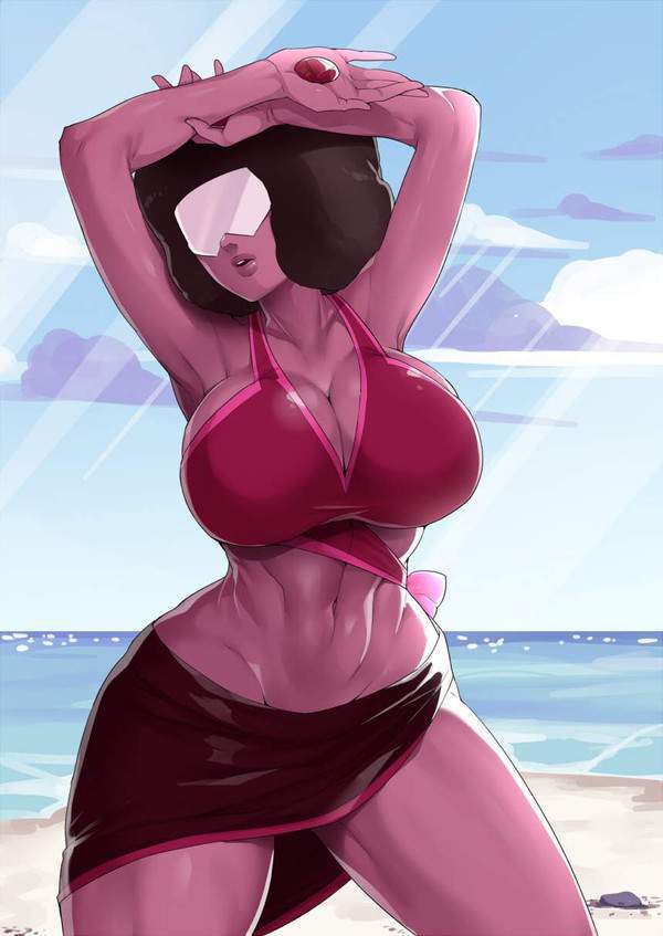 【愛しいお風呂の日】乳デカアフロ女子の二次エロ画像【7枚目】