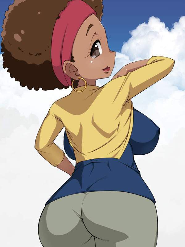【愛しいお風呂の日】乳デカアフロ女子の二次エロ画像【28枚目】