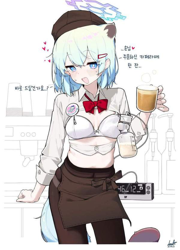 【おしぼりの日】搾乳器で母乳を絞る女子達の二次エロ画像【12枚目】