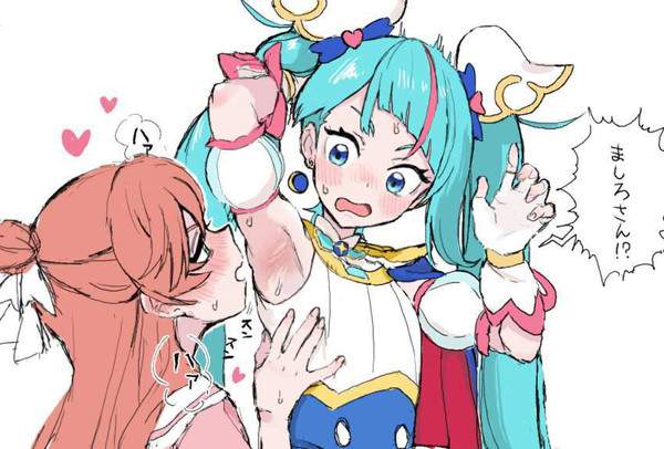 【香りの記念日】女子腋のニオイを堪能する二次エロ画像【6枚目】