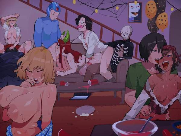 【若者のすべて】ハロウィンコスでセックスしてる男女の二次エロ画像【4枚目】