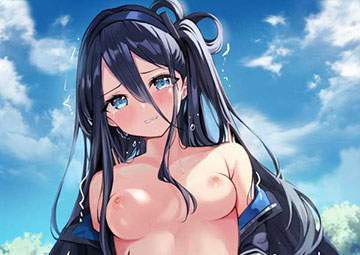 【空と君とのあいだには】お外で騎乗位な二次エロ画像【今日も冷たいザーメンが降る】